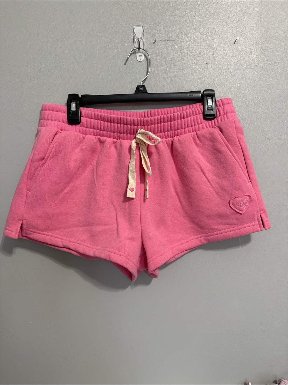 Celebrity Pink Cozy Pink Fleece Drawstring Shorts. NWT